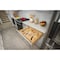 Rev-A-Shelf Drawer Insert, Maple Veneer, Light Brown, 33.13 in W, 2.88 in H, 22 in D, 22 in L, Light Brown 4WUT-36-1 - alternate 3